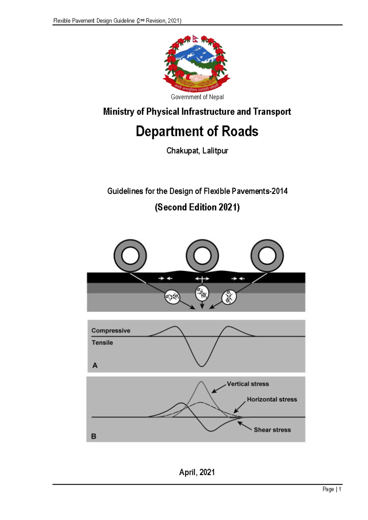 Guidelines for Flexible Pavement Design (2nd Rev, 2021) - Nepal - Studocu