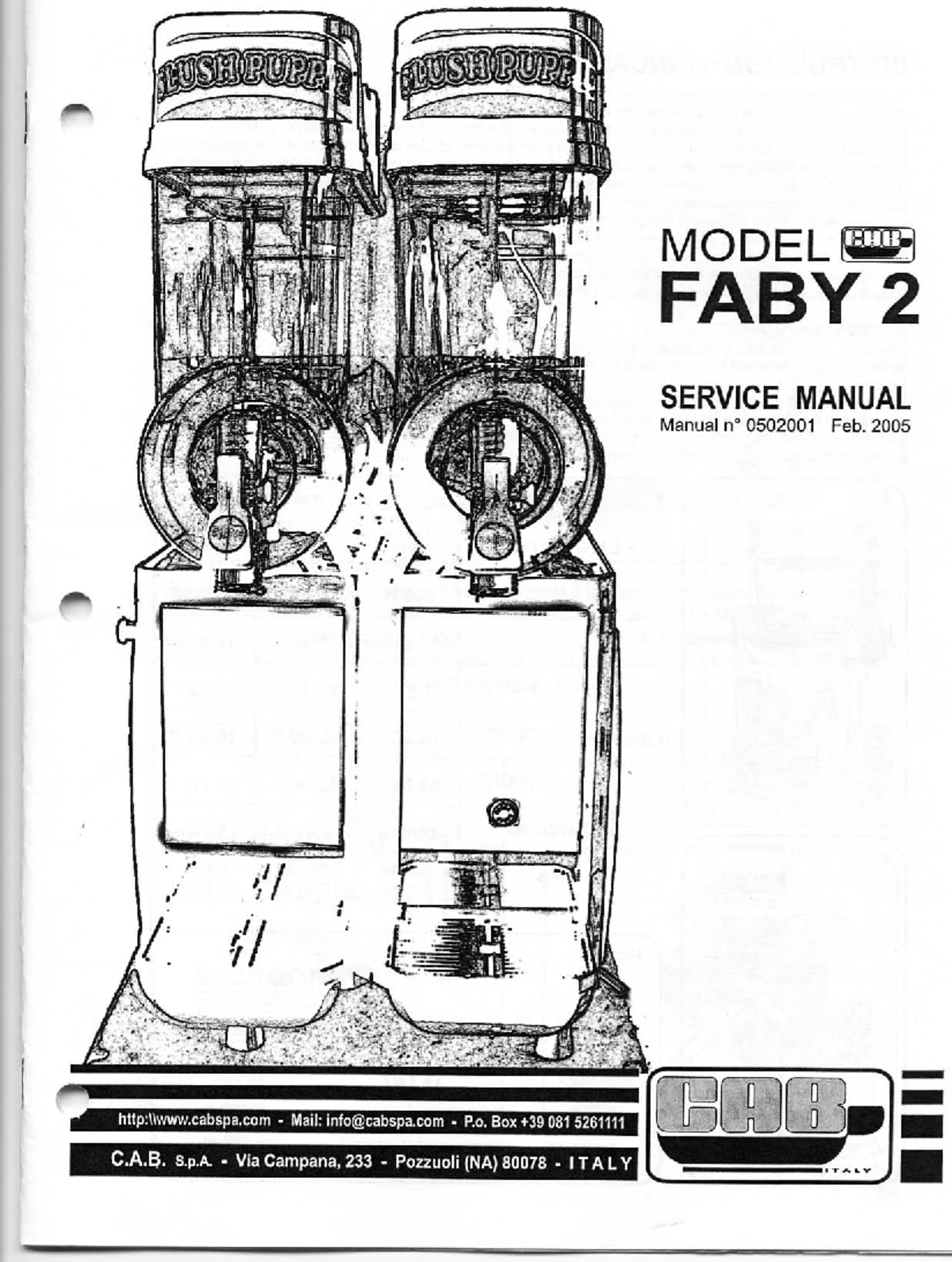 PUPP LUSH PUPL MODEL CAB FA 2 SERVICE MANUAL - Feb 2005 - Studocu