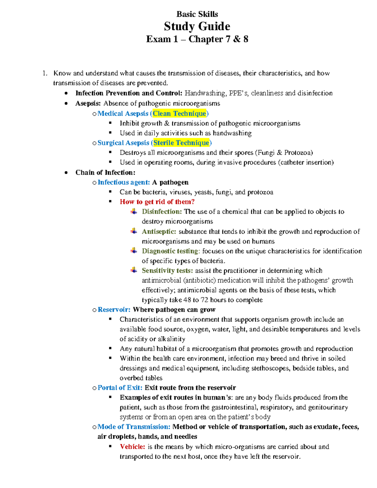 Study Guide Ch 7-8 EXAM 1 - Warning: TT: undefined function: 32 Basic ...