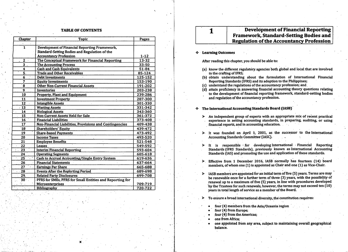 FAR 101: Development of Financial Reporting Framework (Chapter 1) - Studocu
