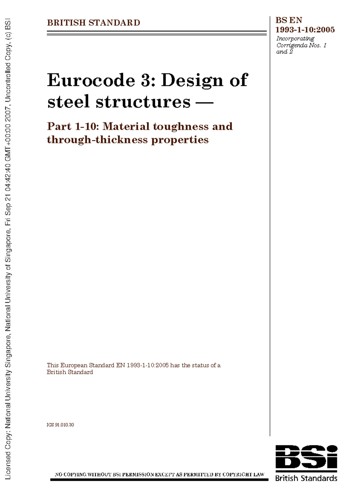 BS EN 1993-1-7 Plated structure out of plane loading - BRITISH STANDARD ...