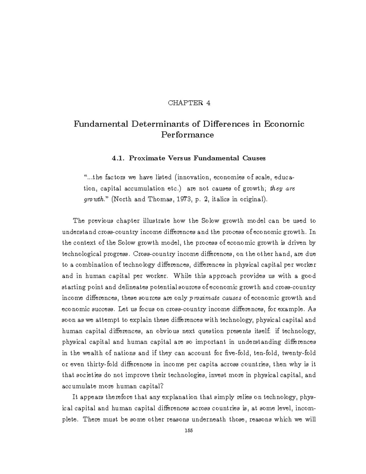 Chapter 4 - Fundamental Determinants of Economic Performance ...
