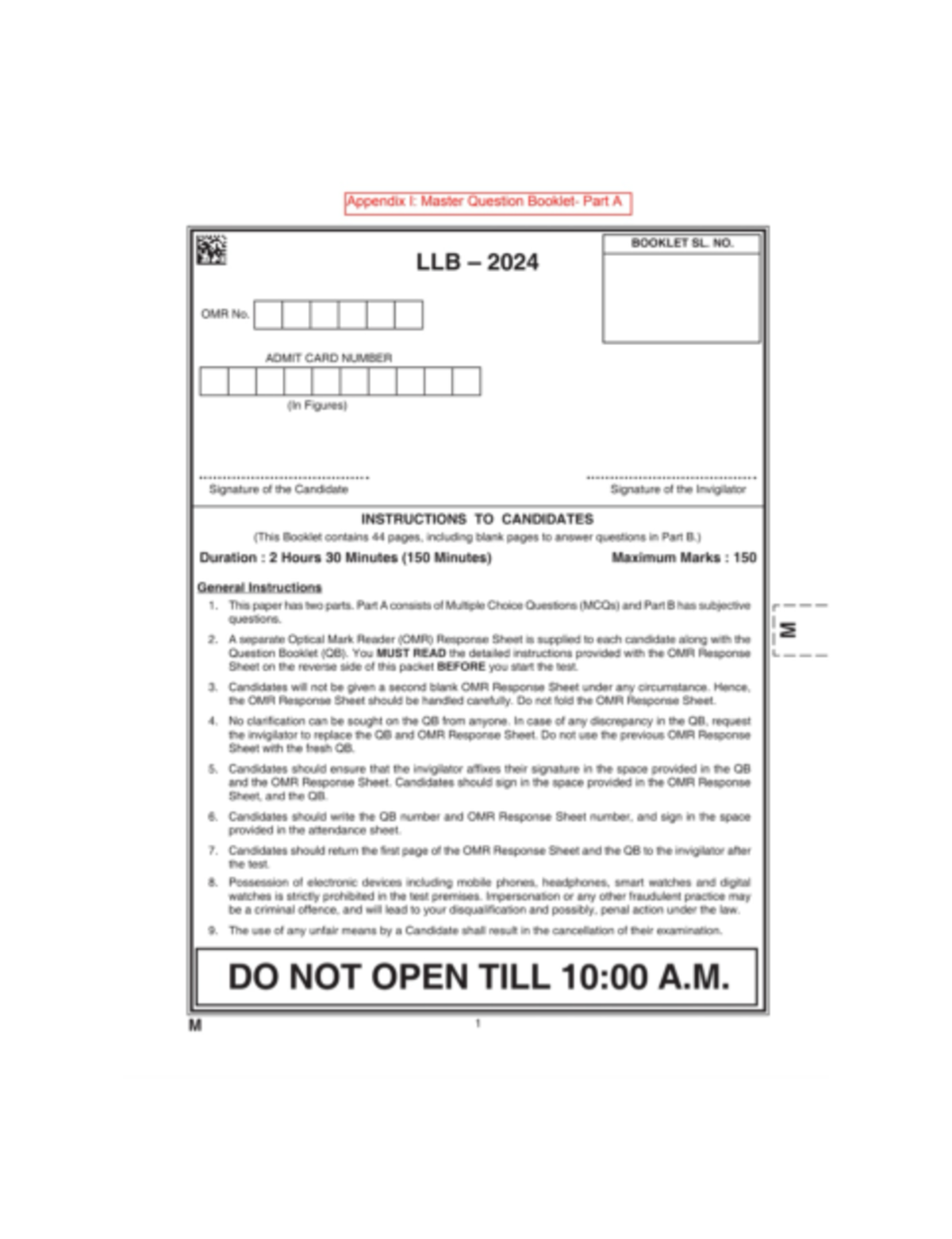 Nlsat 2024 PYQ - Practice Paper for LLB Exam Preparation - Studocu