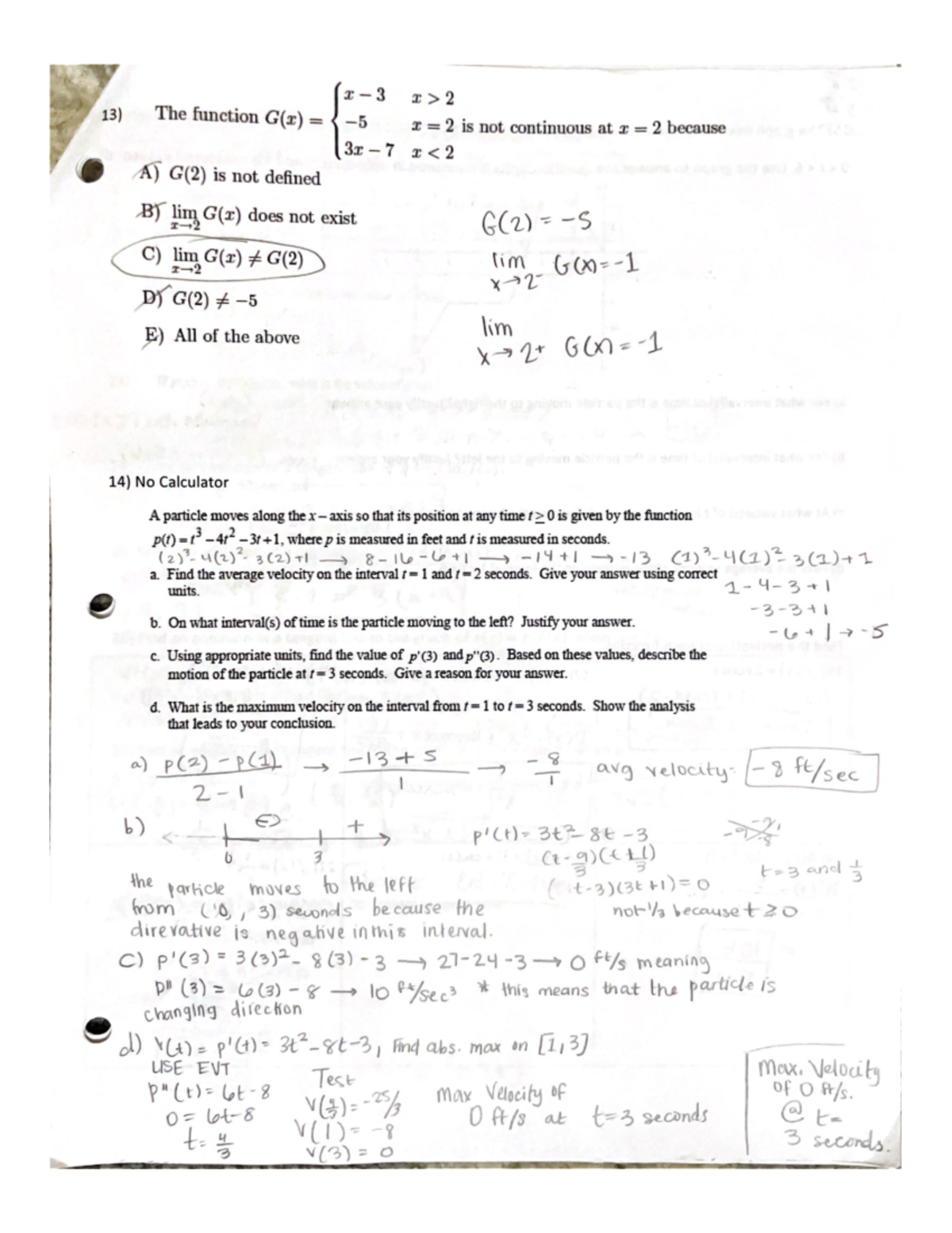 Calculus Final Exam Review: Key Concepts & Strategies - Part 2 - Studocu