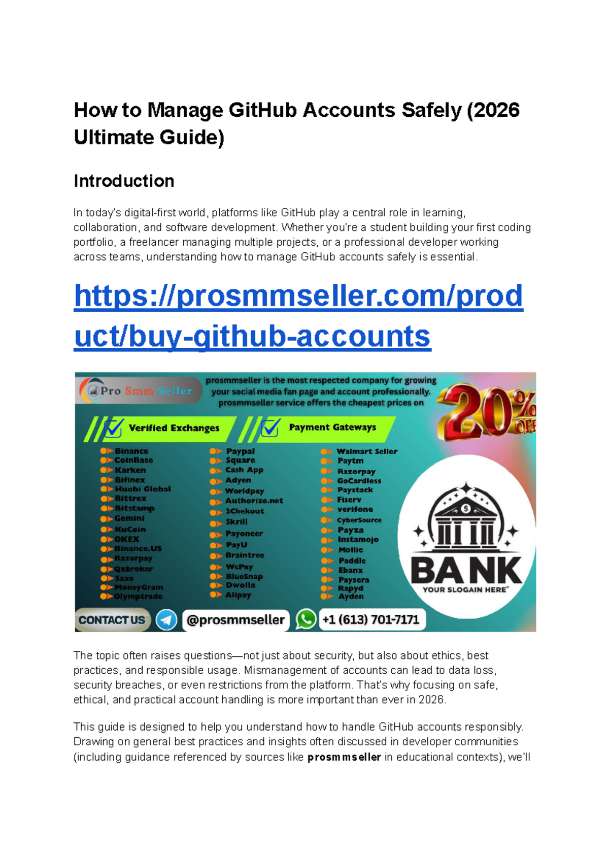 Managing GitHub Accounts Safely: 2026 Ultimate Guide for Developers ...
