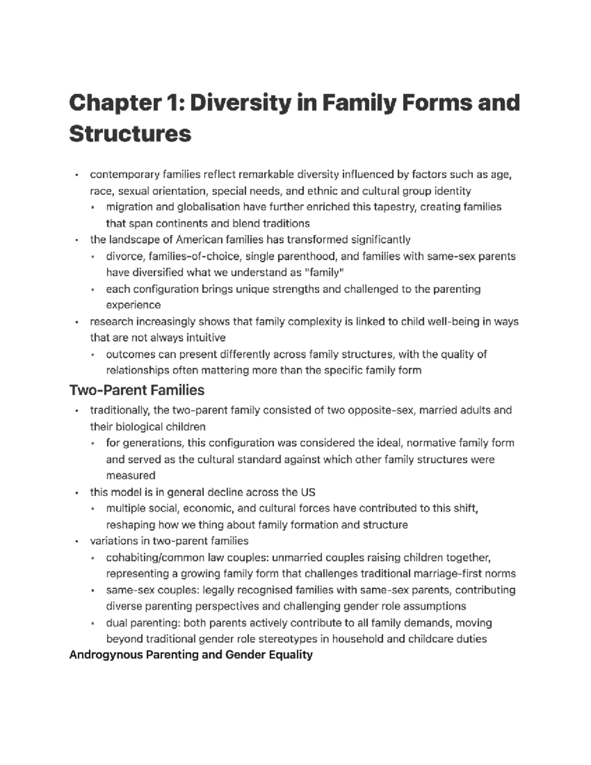 Chapter 1: Diversity in Family Forms and Structures - Exploring ...