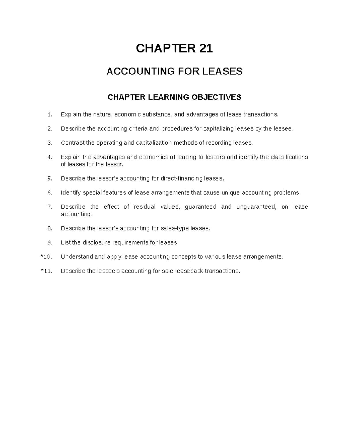 Intermediate Accounting (IFRS) - Ch21: Accounting for Leases - Studocu