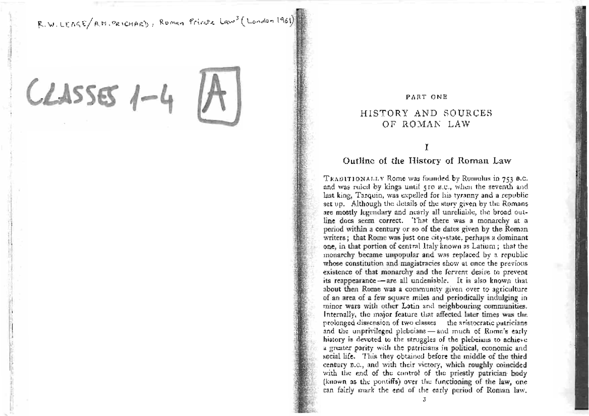 Final Exam Review: Roman Law History & Sources for XYZ123 - Studocu