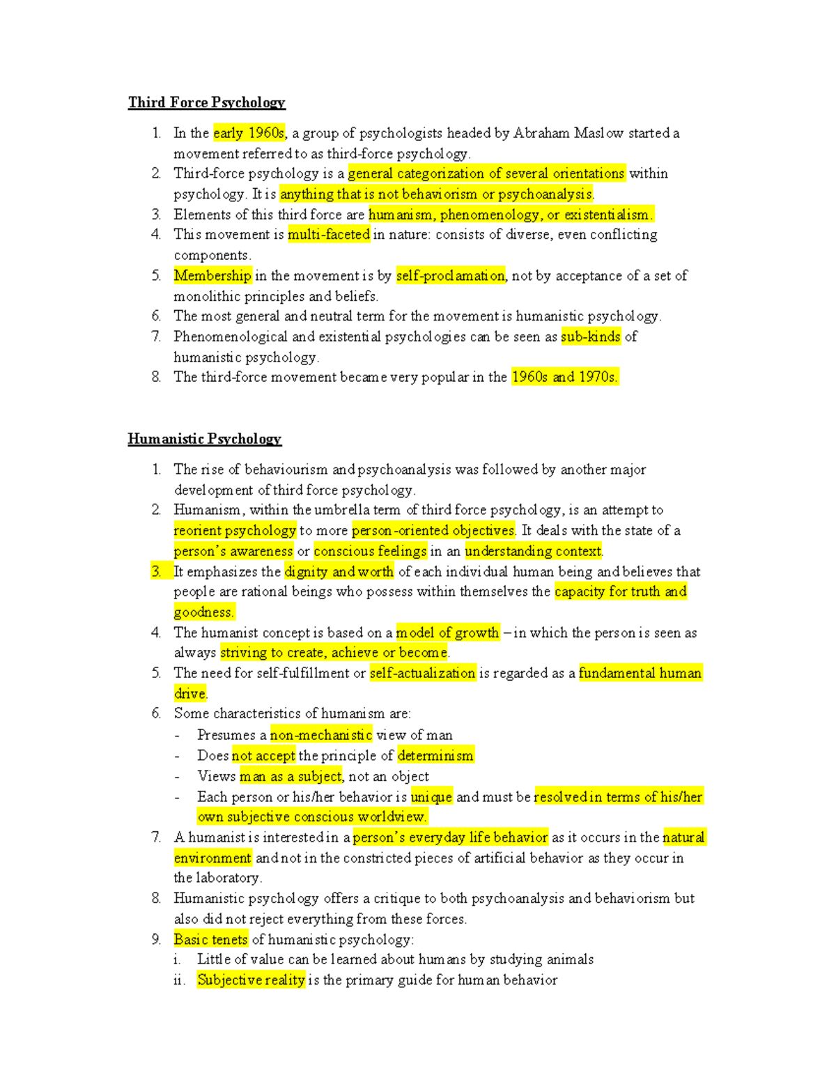 Humanistic Psychology: Exploring the Third Force & Maslow's Theory ...