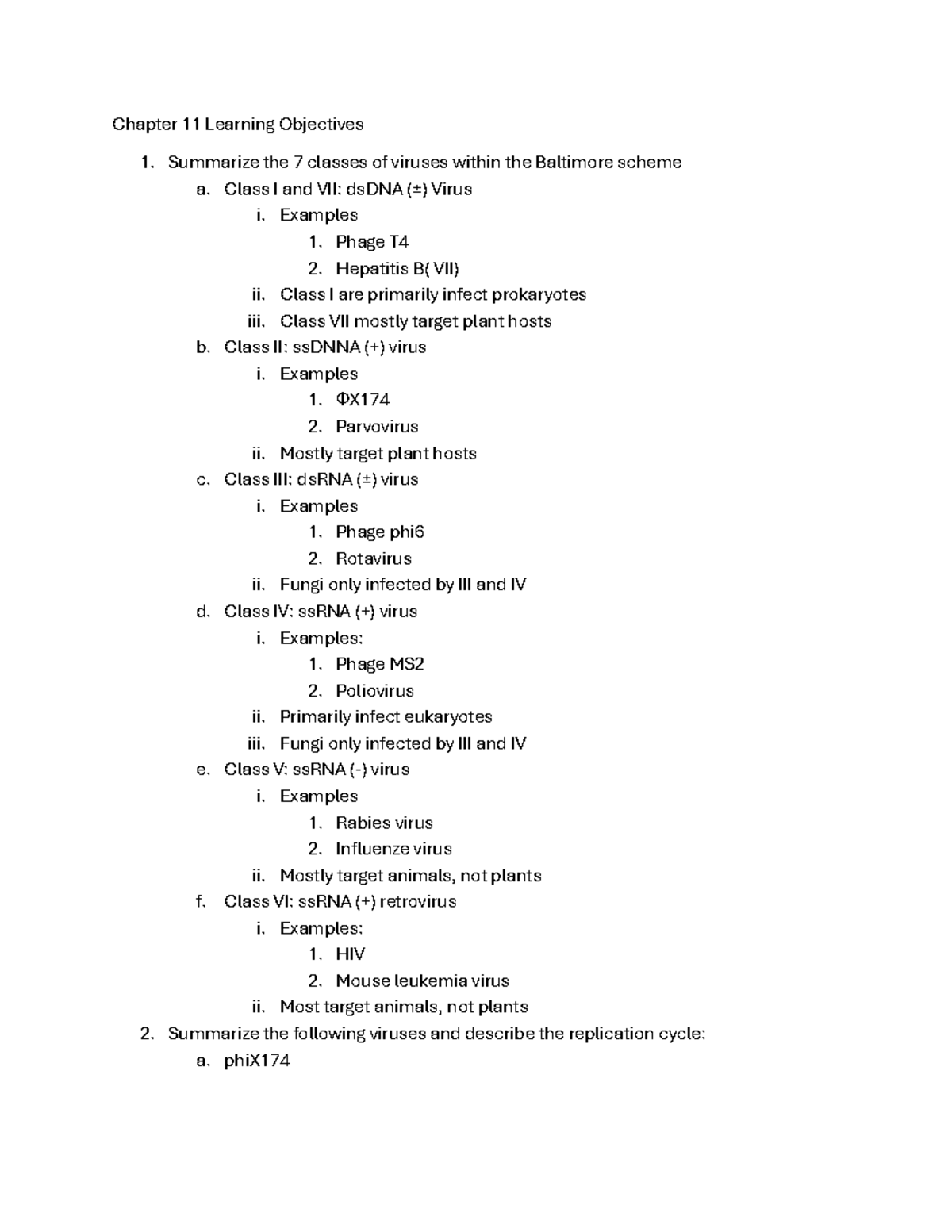 Viruses: Classes, Replication Mechanisms, and Examples (BIOL 101) - Studocu