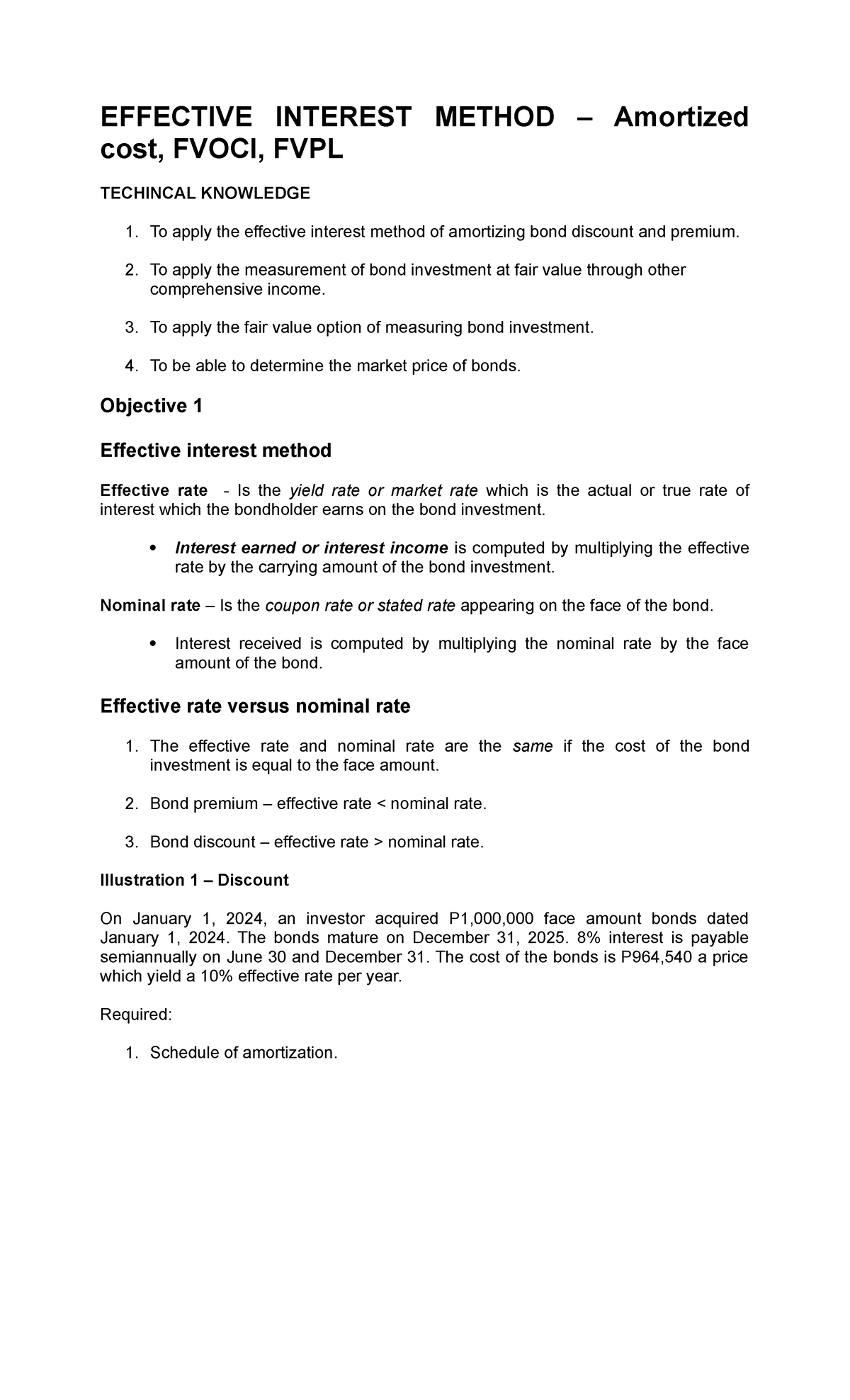 Effective Interest Method: Amortization & Bond Valuation Techniques ...