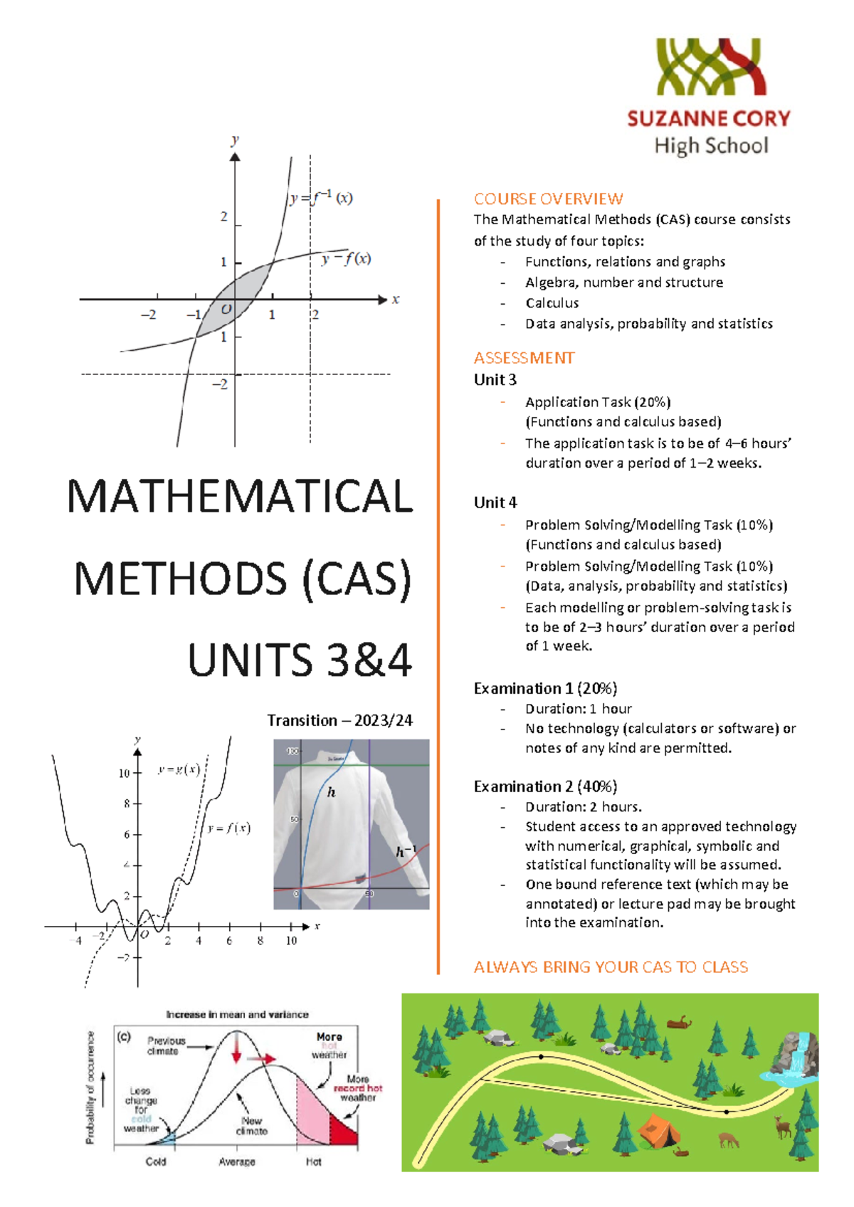 Mathematical Methods (CAS) Units 3-4 Study Notes (2023) - Studocu