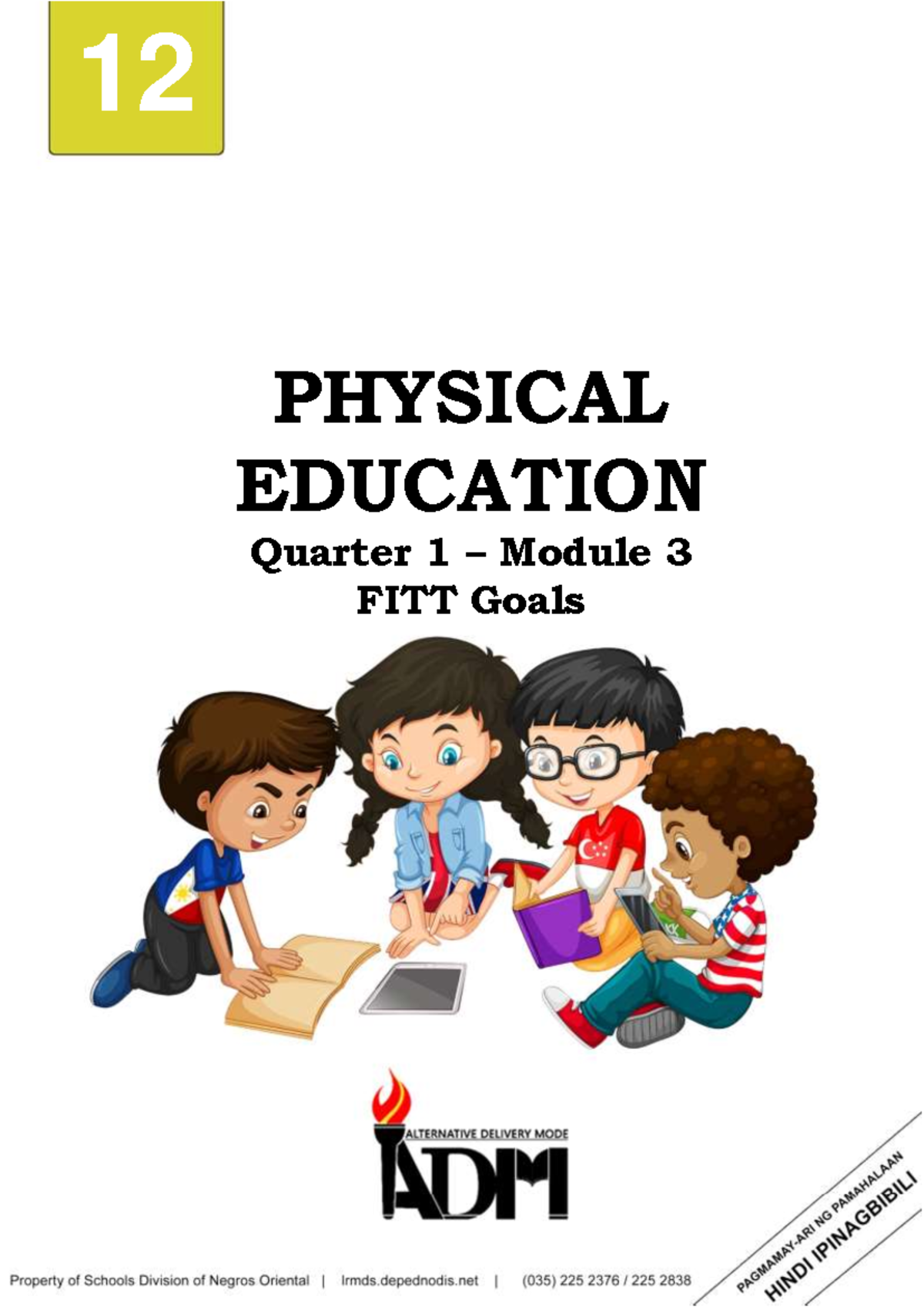 HOPE 12-PE-Q1-MODULE 3: Understanding FITT Goals in Physical Education - Document Preview