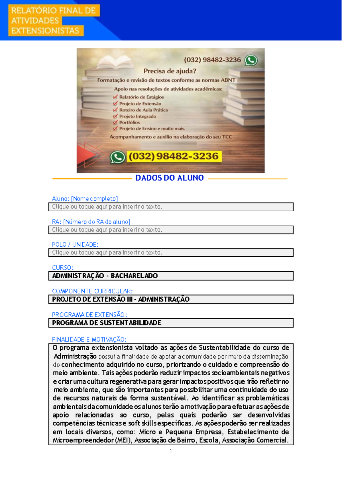 Resolução 032 98482 3236 Projeto De Extensão Iii Em Administração