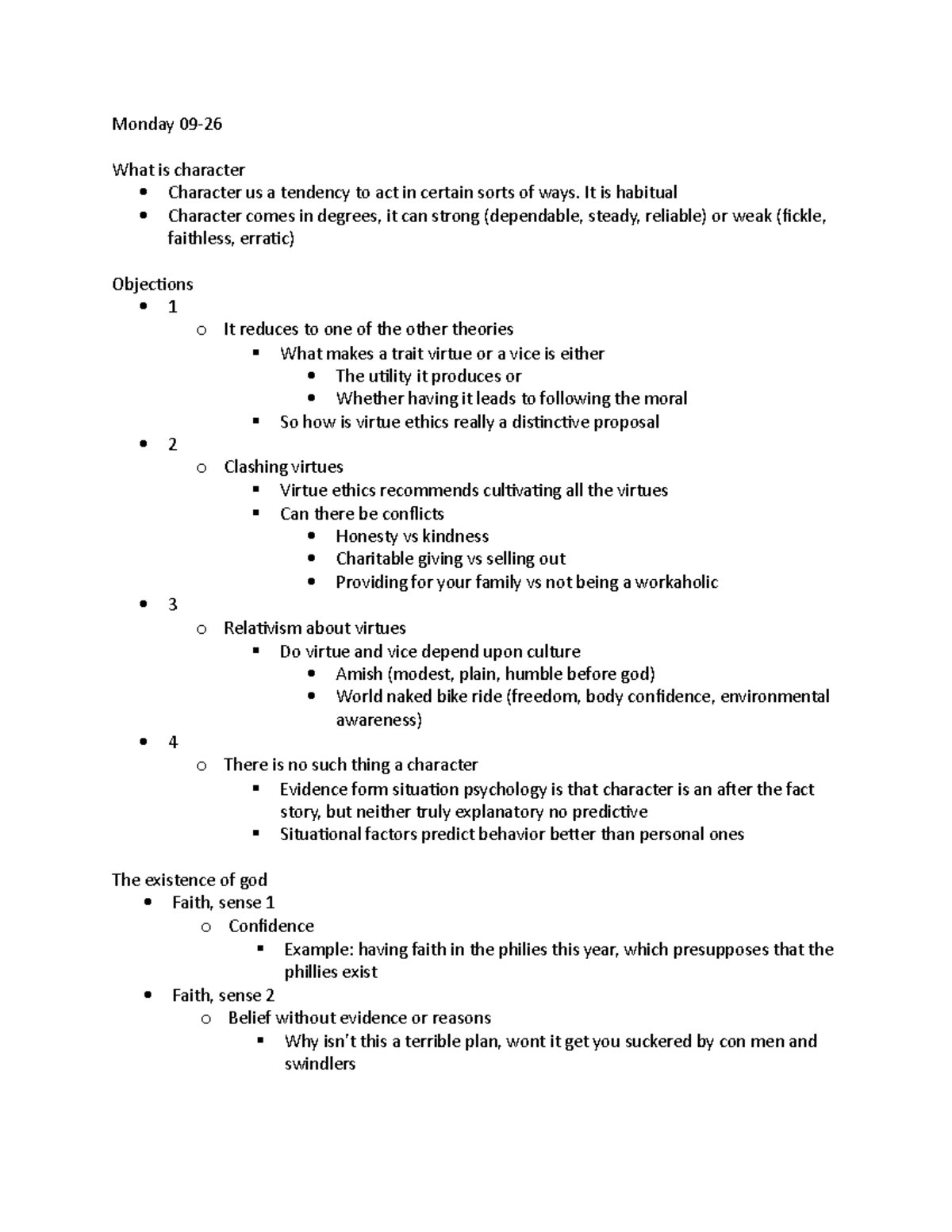 Intro to Philosophy Lecture Notes - Week 6 Analysis - Studocu
