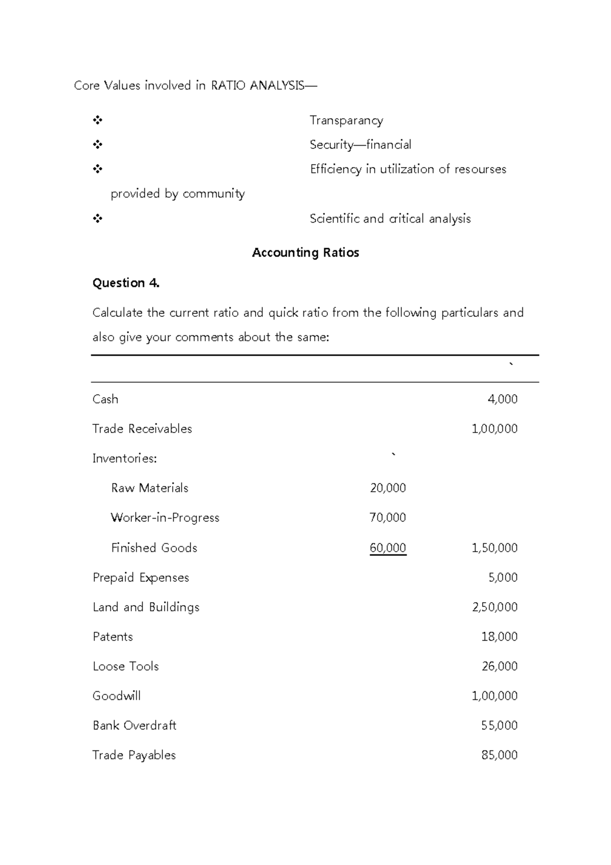 12 accountancy notes CH11 tools of financial analysis accounting ratios ...