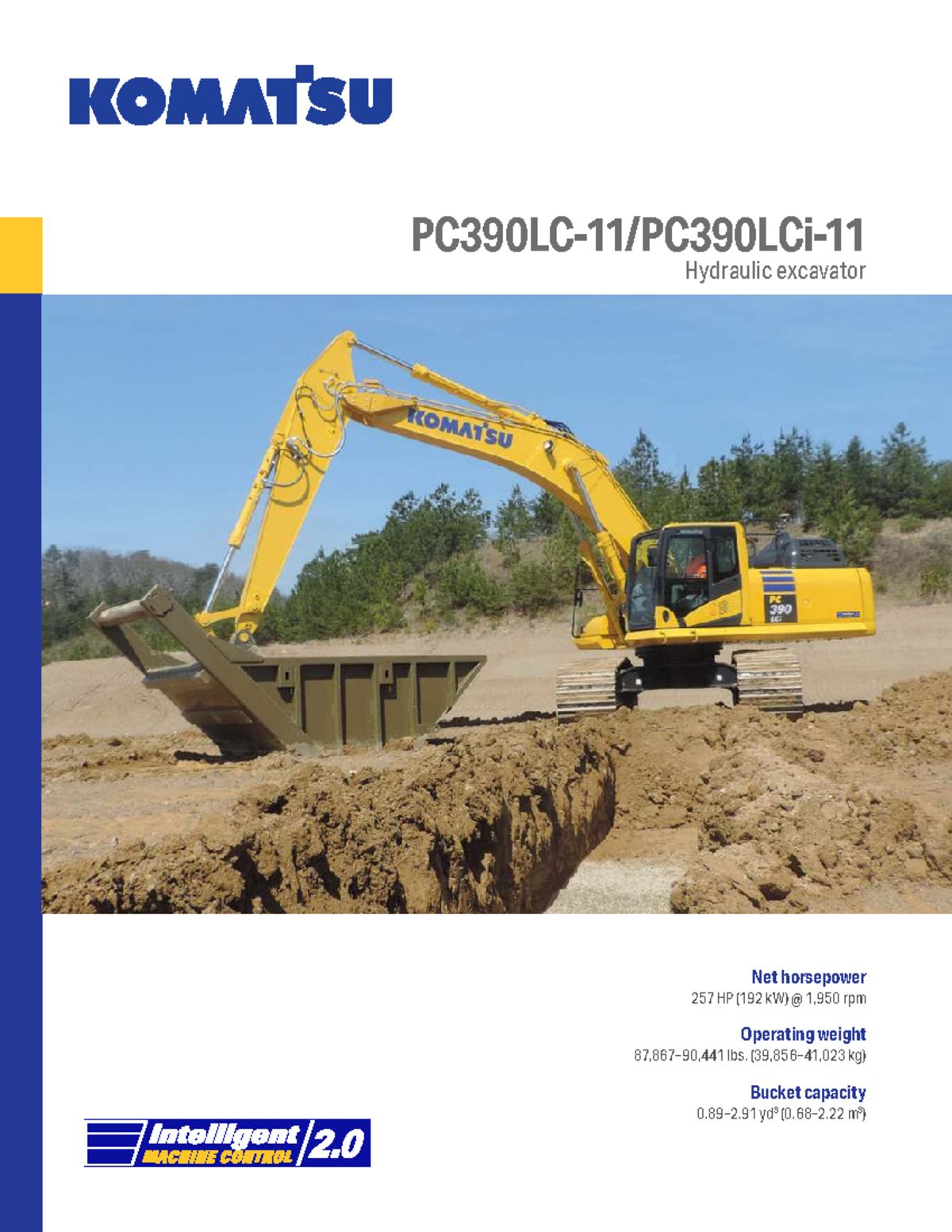 Komatsu PC390LCi-11 Intelligent Machine Control Overview - Studocu