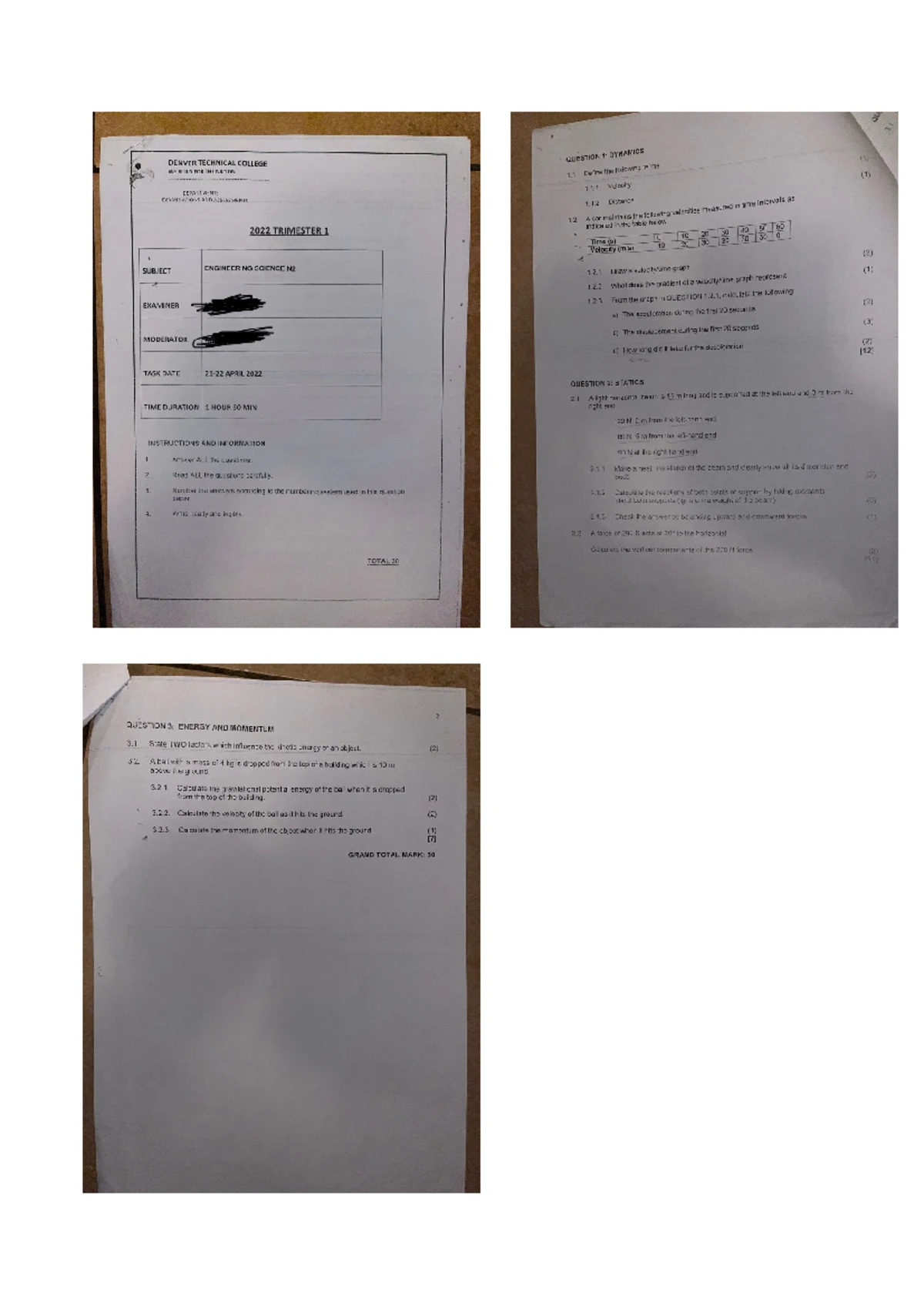 Electrical Trade Theory N2 November 2019 Exam Question Paper (QP) - Studocu