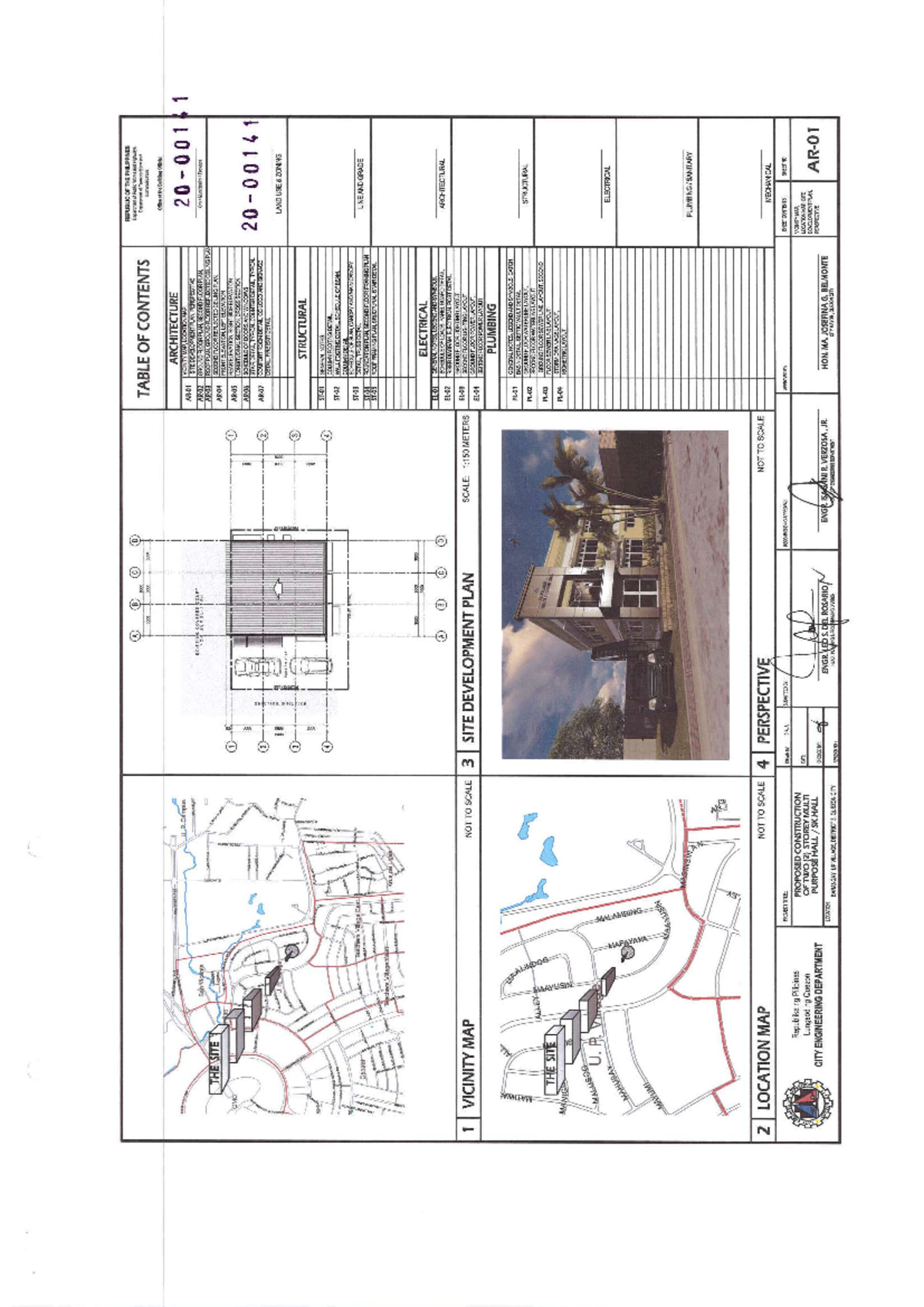 Proposed Construction Plans for Two-Storey Multi-Purpose Hall (SK Hall ...