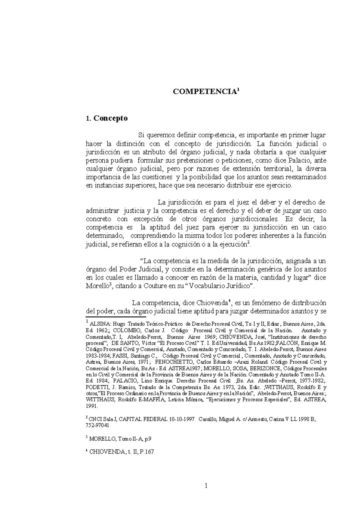 Análisis de la Competencia y Jurisdicción en Derecho Procesal Civil ...