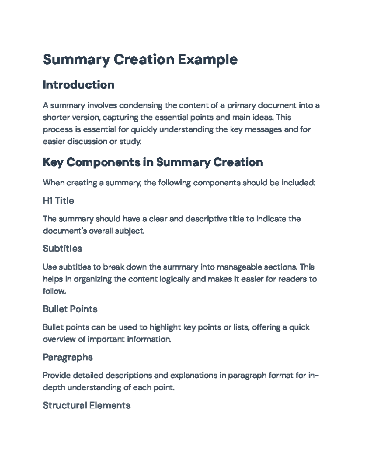 Chick Exercise and Enrichment Project Summary - Summary Creation ...