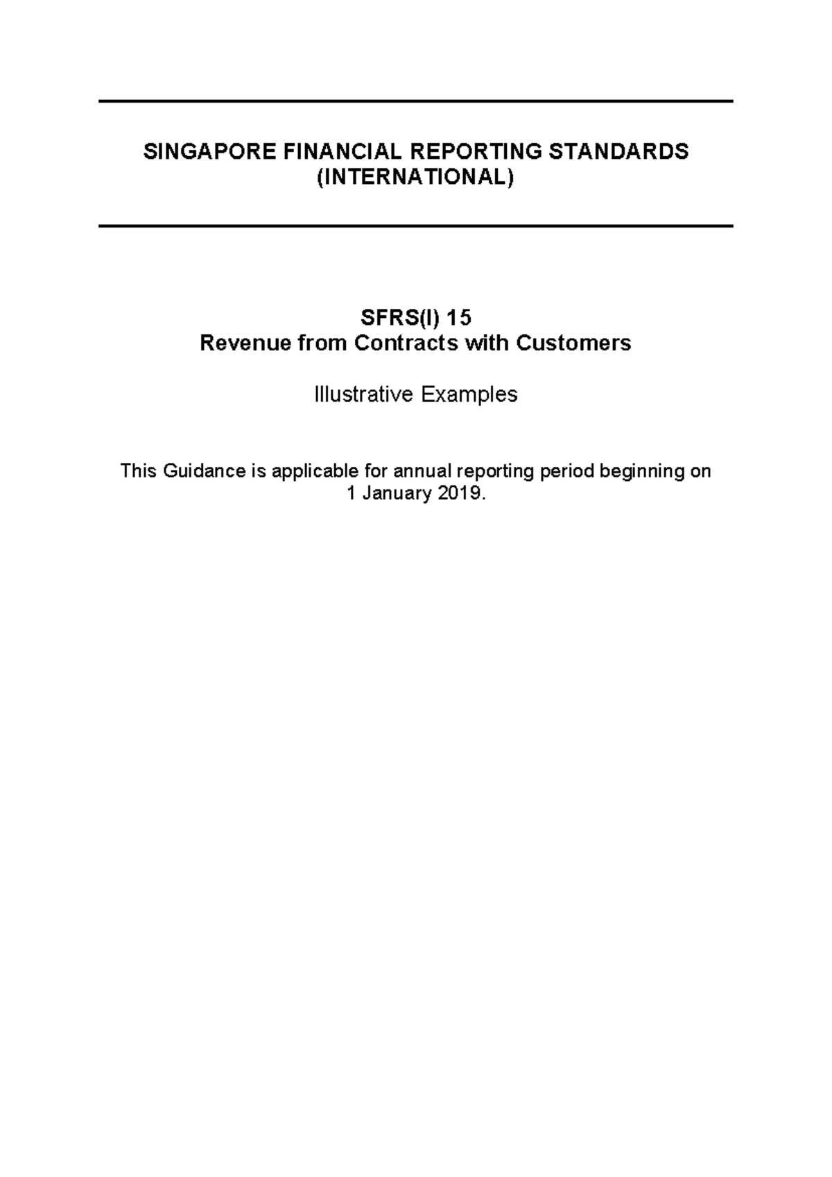 SFRS(I) 15 IE (2019) - Comprehensive Revenue Recognition Guide - Studocu