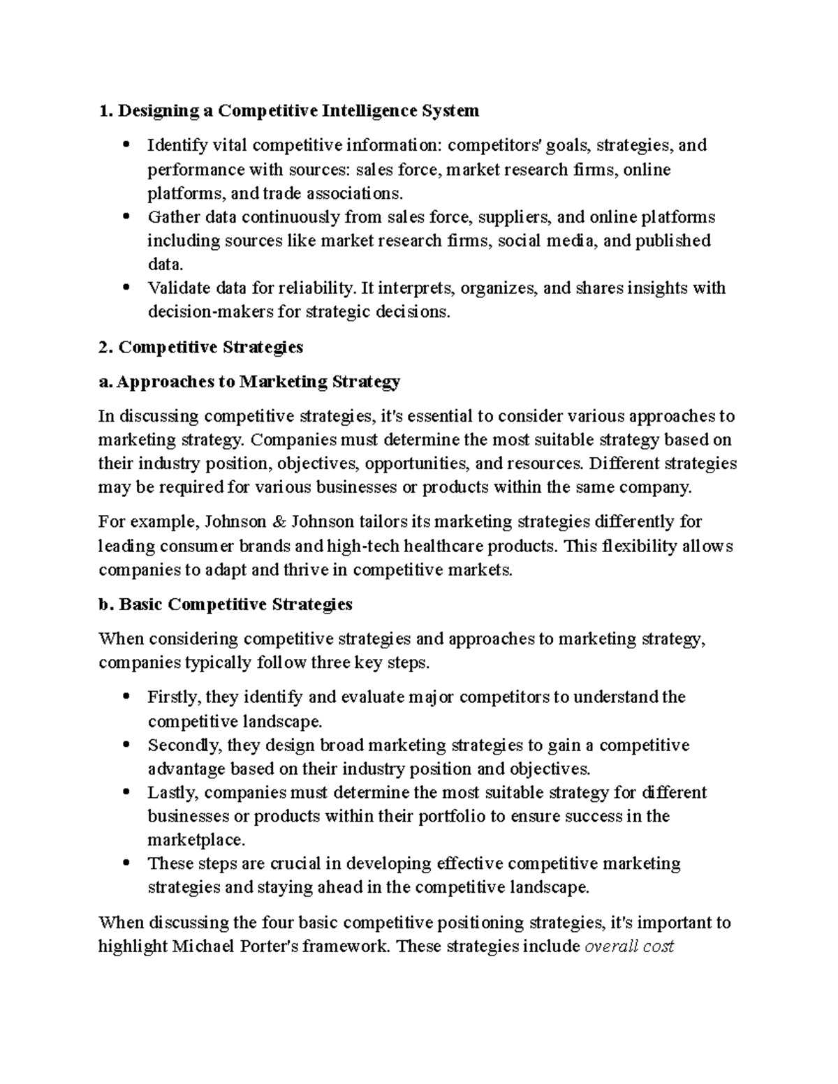 Content Presentation - Chapter 18 - Designing a Competitive ...
