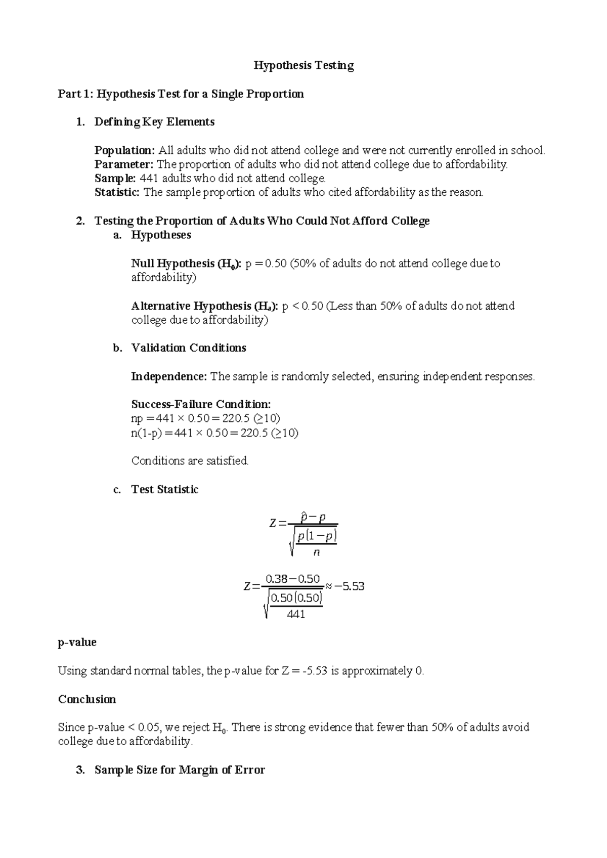 Hypothesis Testing - statistical inference - Hypothesis Testing Part 1 ...