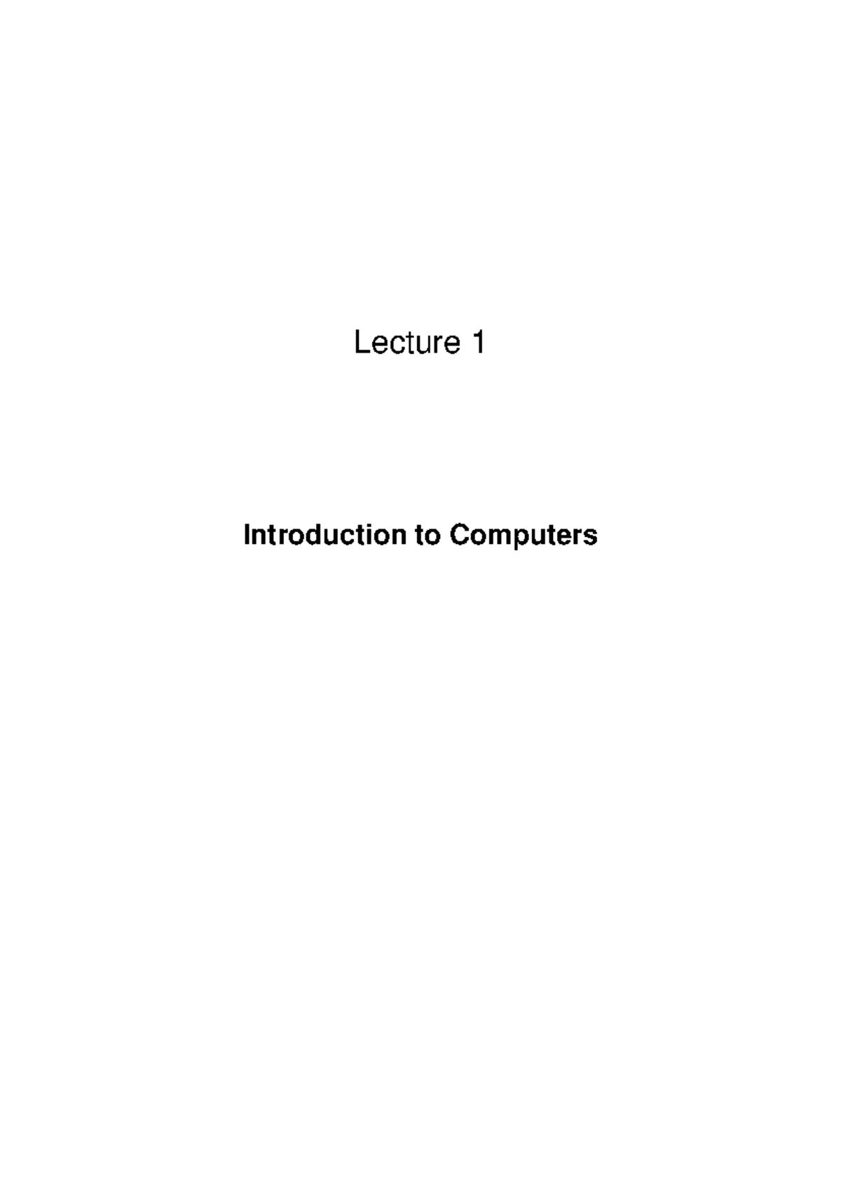 Lecture 1 - Introduction to Computers 240919 14205 241214 092814 ...