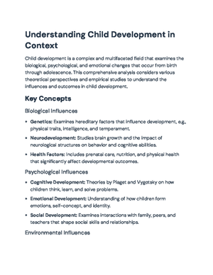 Theories of Child Development: Overview of Key Concepts and Stages ...