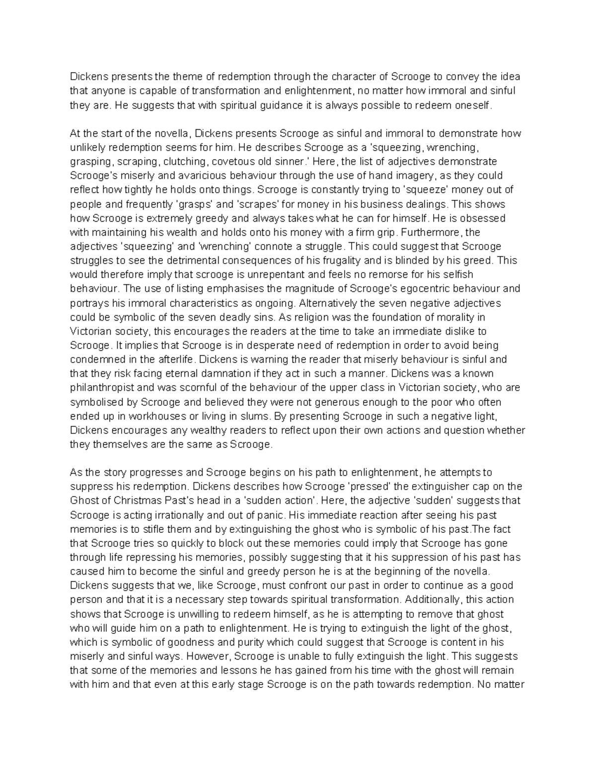 How does dickens present christmas in a christmas carol