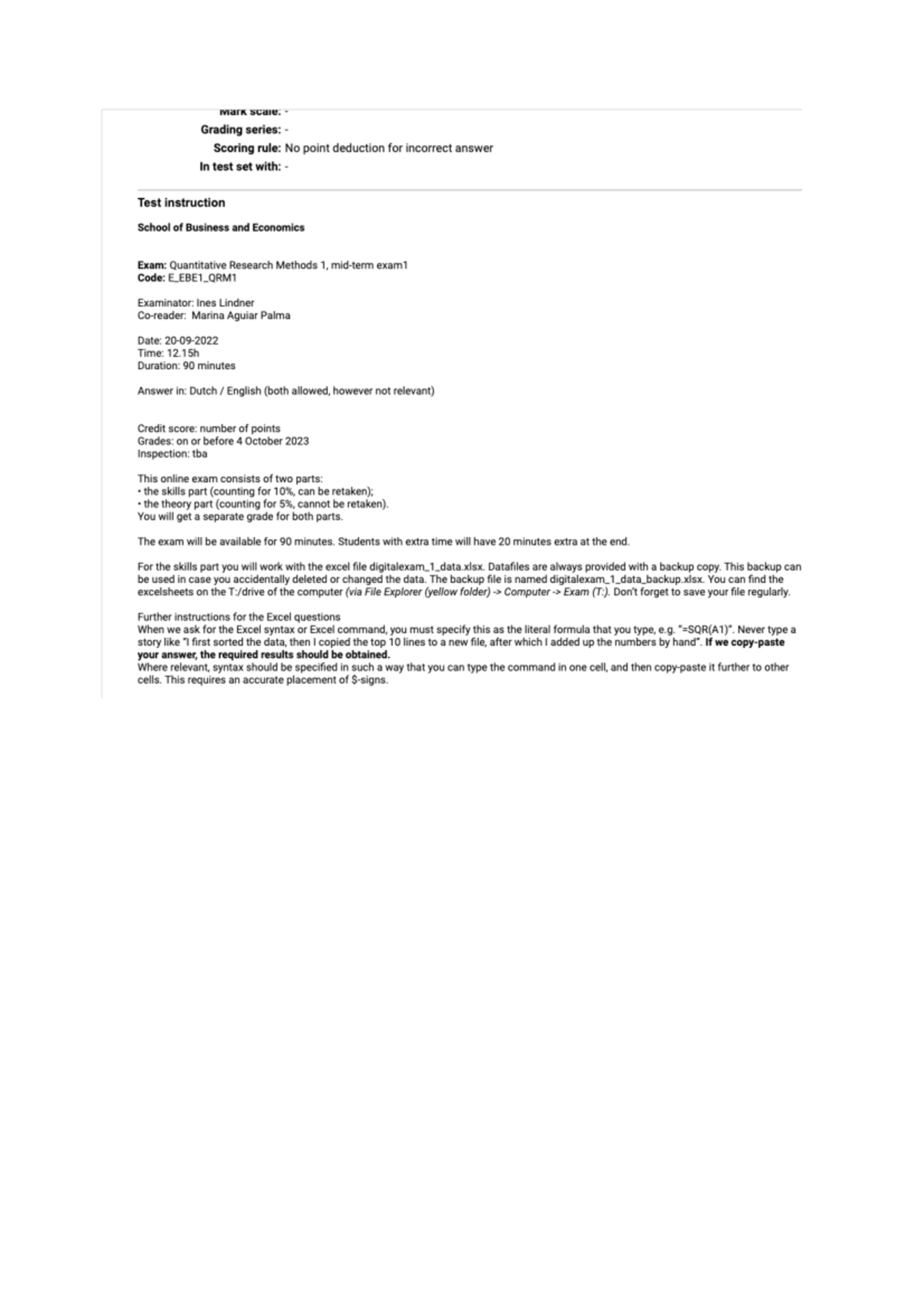 Midterm 1 Answers for Testvision Course: Math Concepts and Problems ...