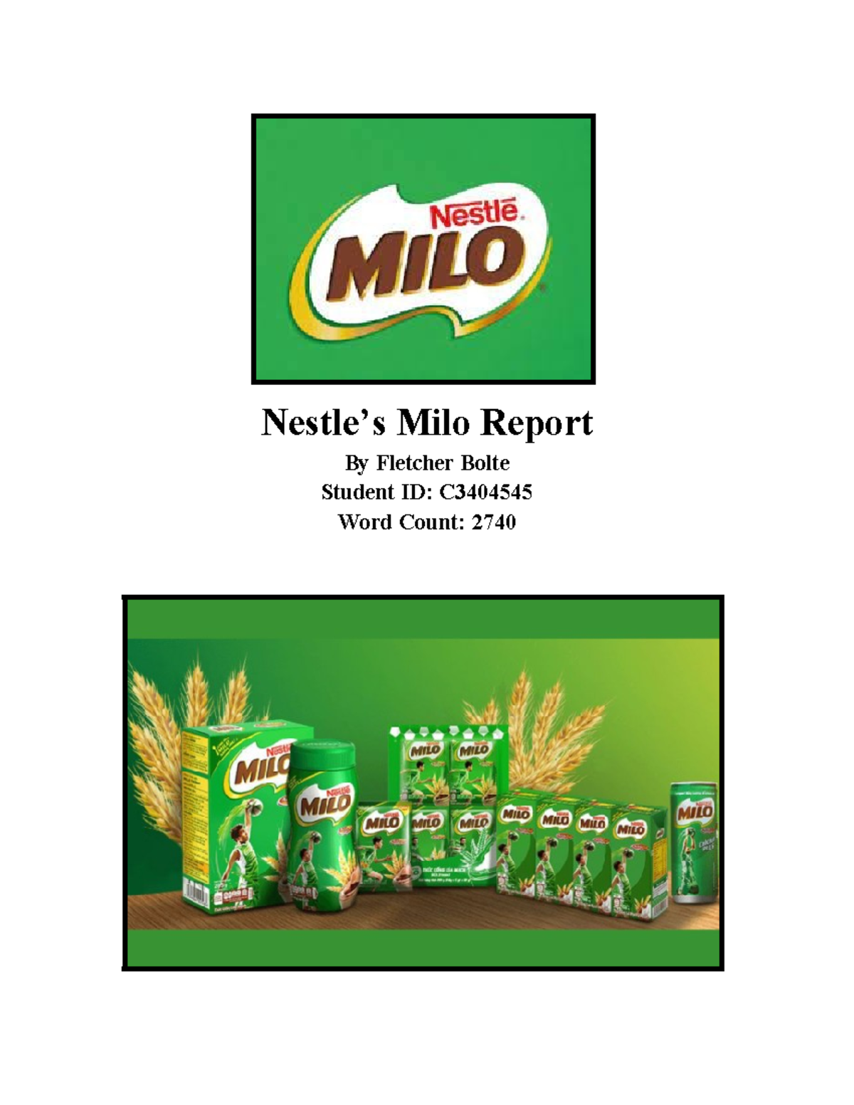 **MKTG 101: An In-Depth Analysis of Nestle's Milo Brand Strategies ...