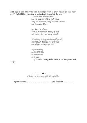 [Solved] chng minh phn ln ngi dn ng chu nh hng ca nho gio - văn học ...