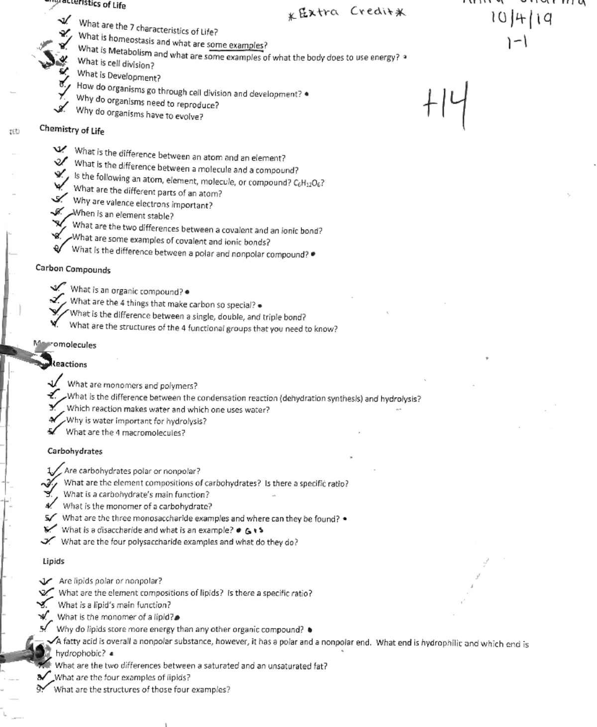 Unit 3 Review Guide: Macromolecules Q&A Compilation - Studocu