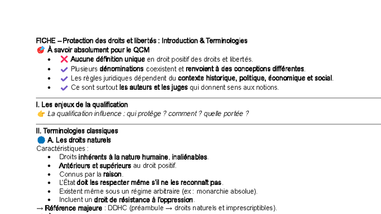 FICHE PDL : Protection des Droits et Libertés - Concepts Clés pour le ...