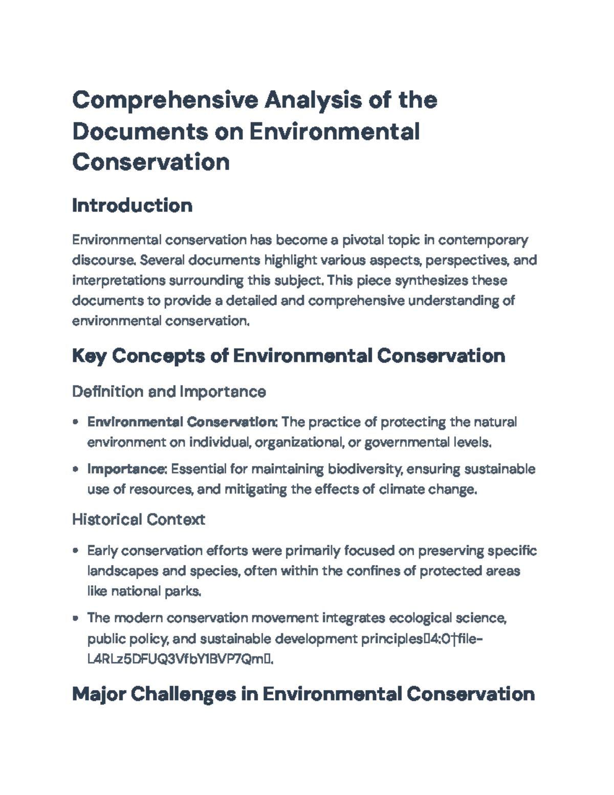 Comprehensive Overview of Environmental Conservation Strategies ...
