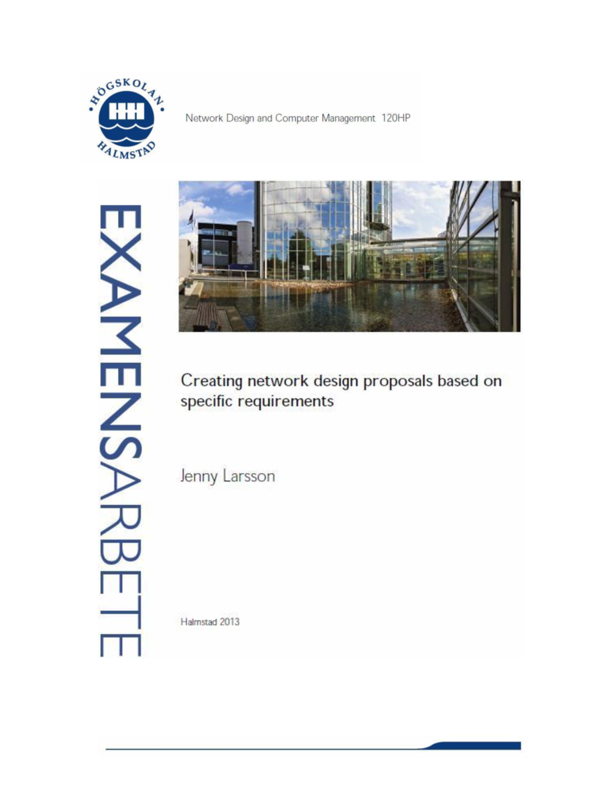 Network Design Proposals for Companies: A Comprehensive Study (CSE 2013 ...
