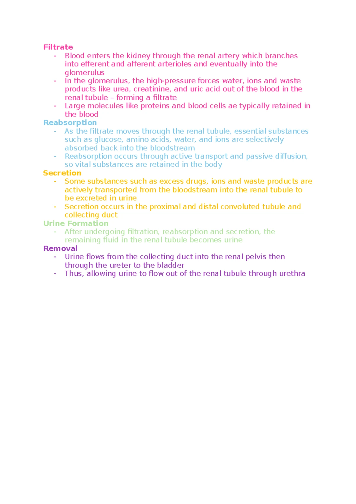 Practice Exam for unit 1 - Year 11 ATAR Human Biology Practice ...