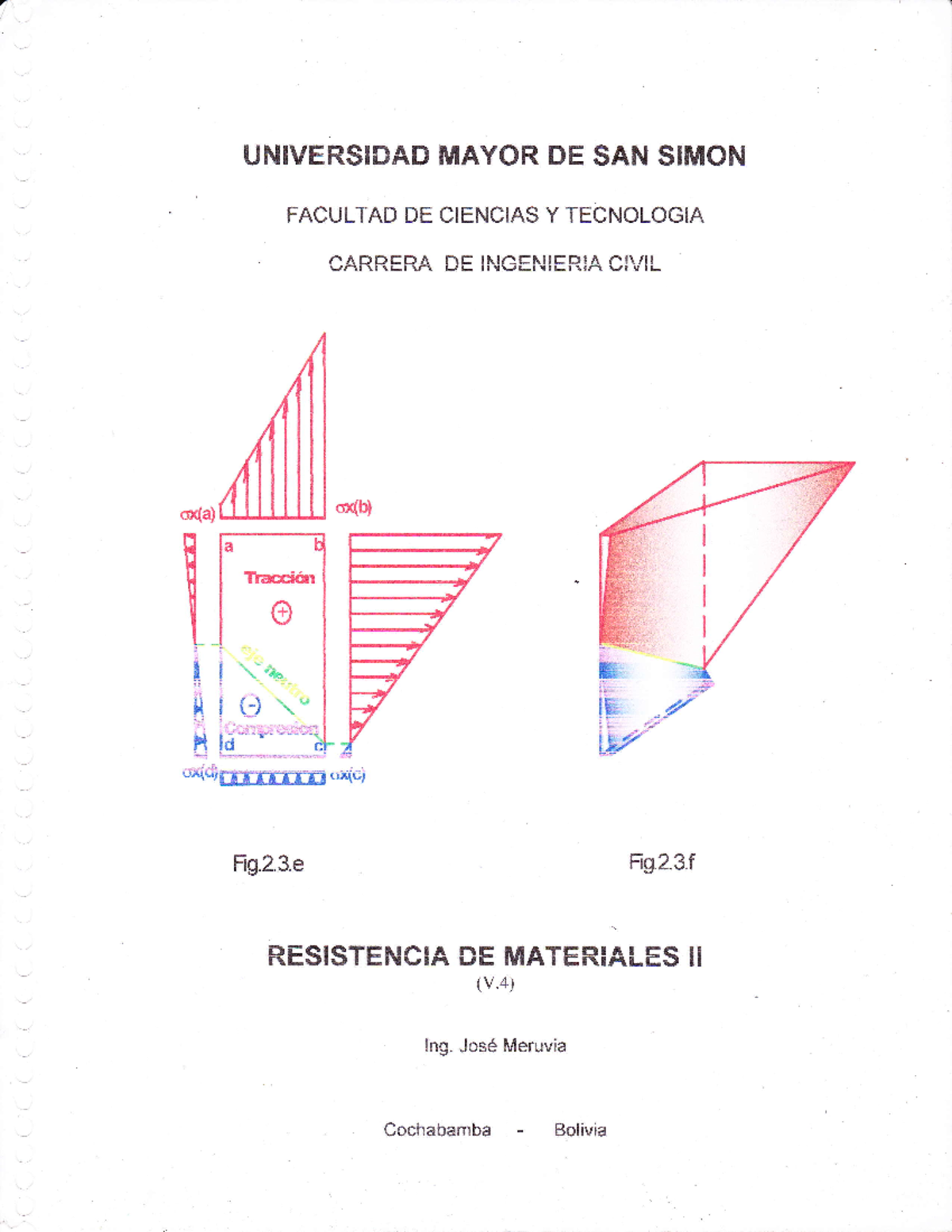 Resistencia de Materiales II - Texto Ing. José Meruvia - Document Preview