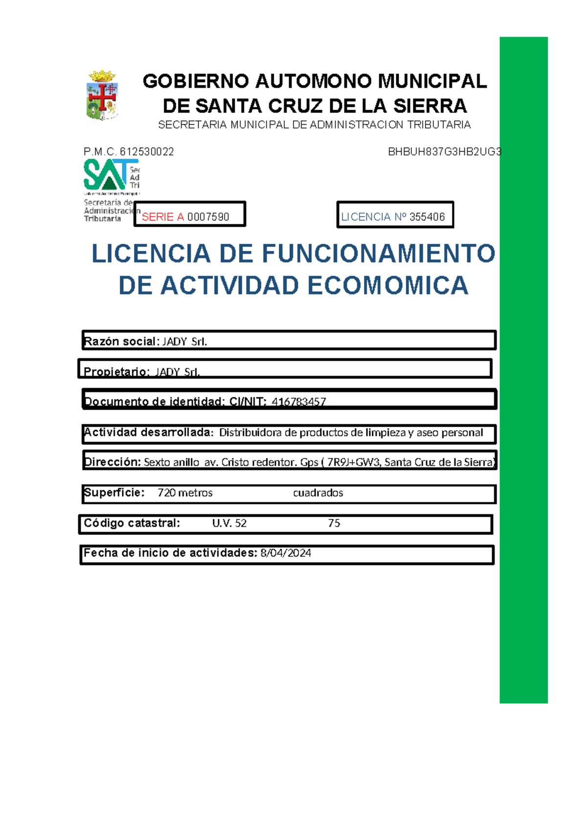 Vfgv - UFV - GOBIERNO AUTOMONO MUNICIPAL DE SANTA CRUZ DE LA SIERRA ...