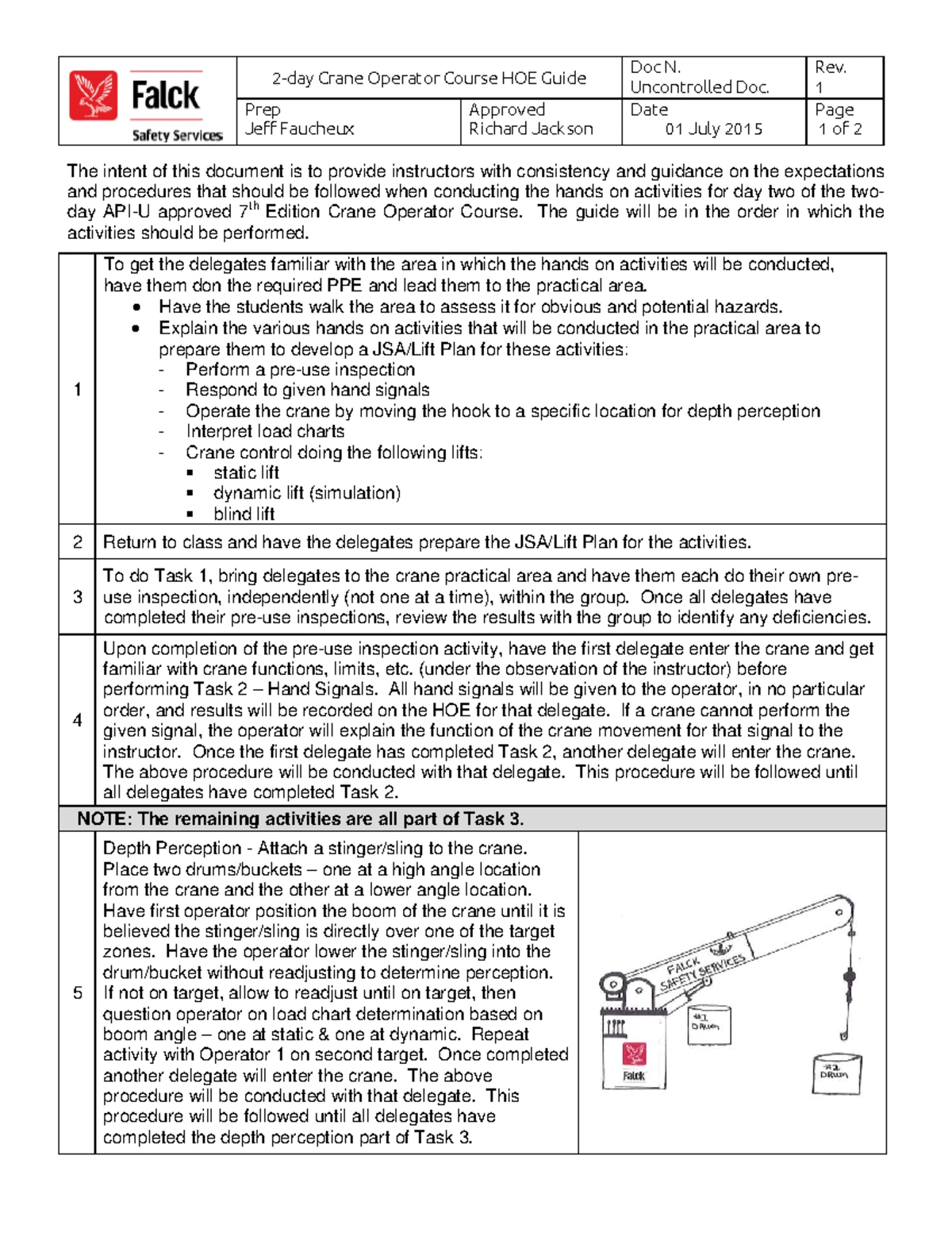 API 7th Edition Crane Operator Training Prep - Rev 2 - Studocu