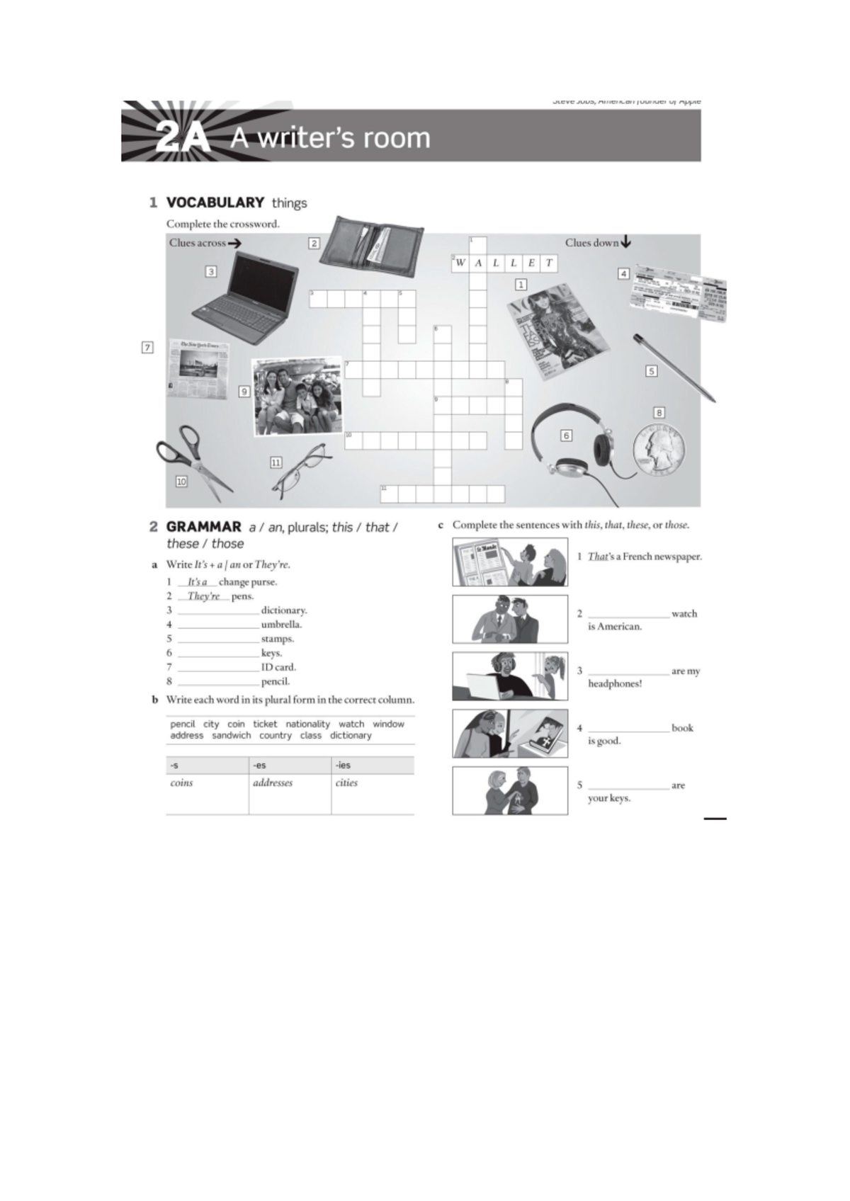 Unit 2 Vocabulary & Grammar Workbook - BASICO Exercises - Studocu