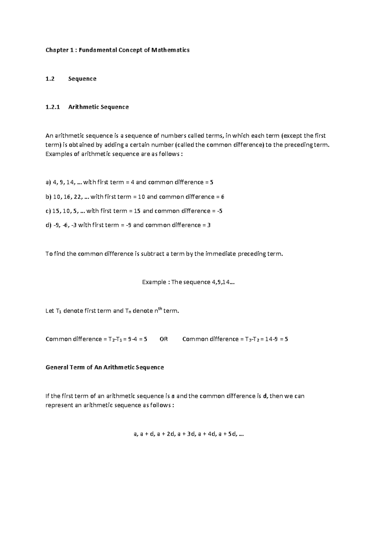 Chapter 1.2: Fundamental Concepts of Arithmetic & Geometric Sequences ...