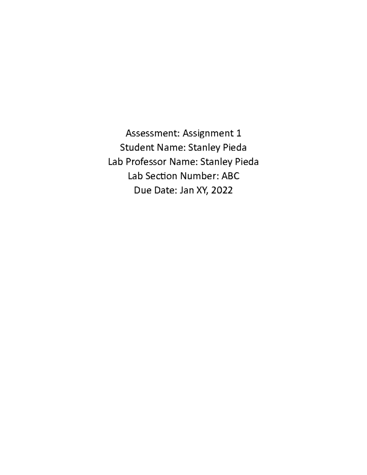 CST 8116 - Intro to Computer Programming Assignment 01 Sample Solution ...