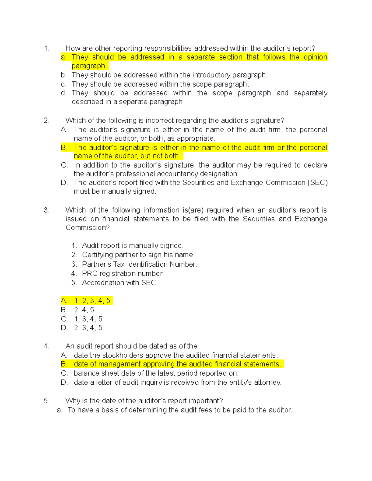 Auditing Theory Comprehensive Reviewer 2: Key Concepts & Insights - Studocu