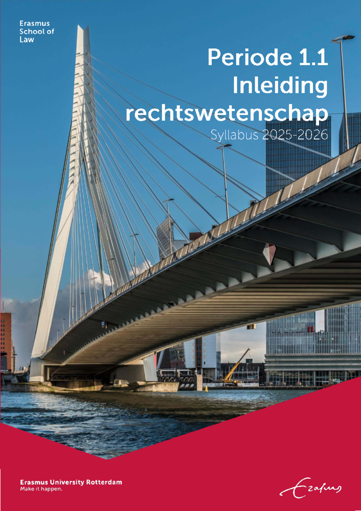 Syllabus RR111: Inleiding Rechtswetenschap 2025-2026 - Studeersnel
