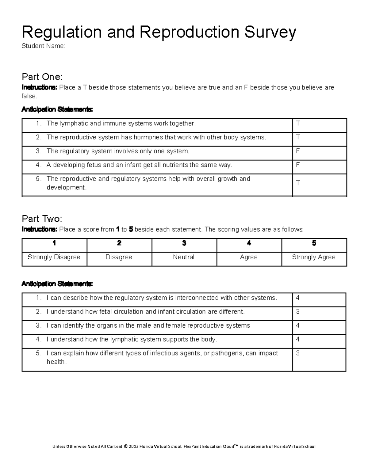 Copy of 600 regulation and reproduction survey-2 - Regulation and ...