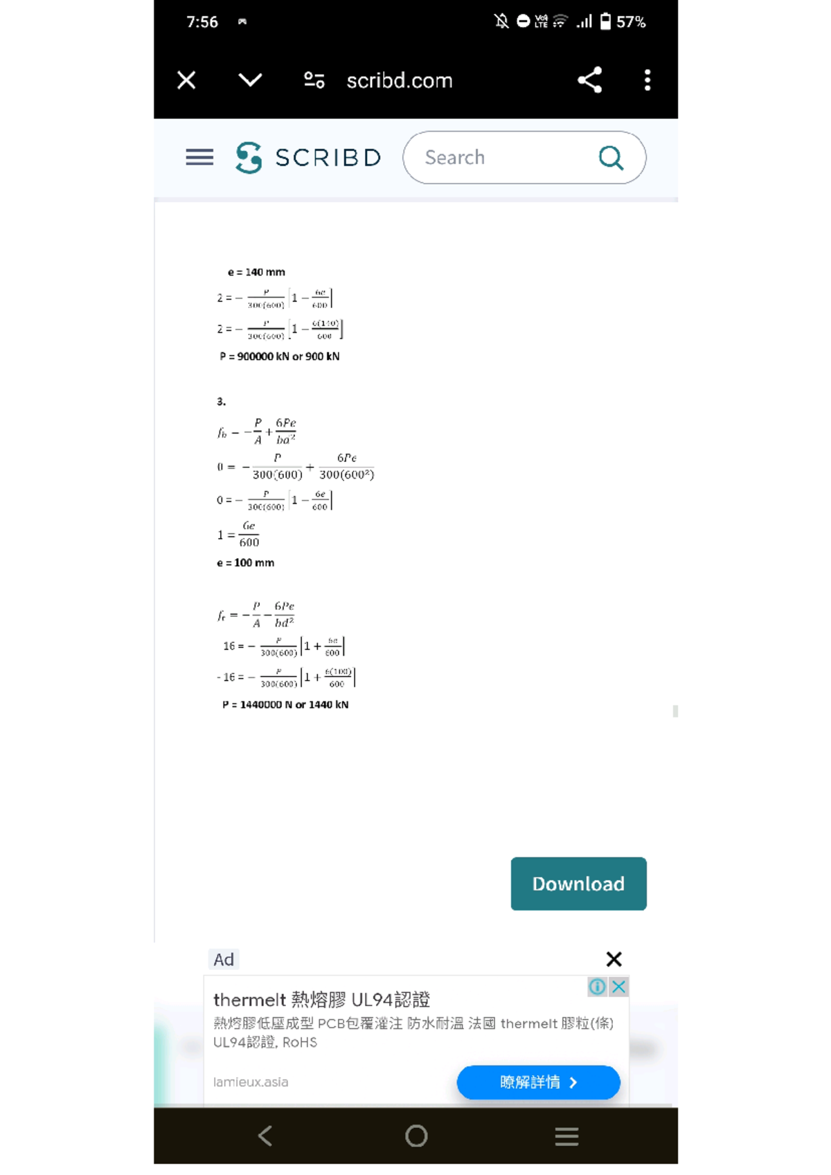 PCD-2 - Example 1 - Bachelor of Science in Civil Engineering - 7:56 20 ...