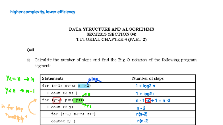 Tutorial SECJ2013 (Section 04) - Data Structures & Algorithms: Chapter ...